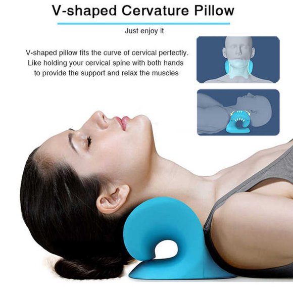 Natural Neck Stretcher Pain Relief Shoulder Stretcher Cervical Traction - Picture 6 of 9